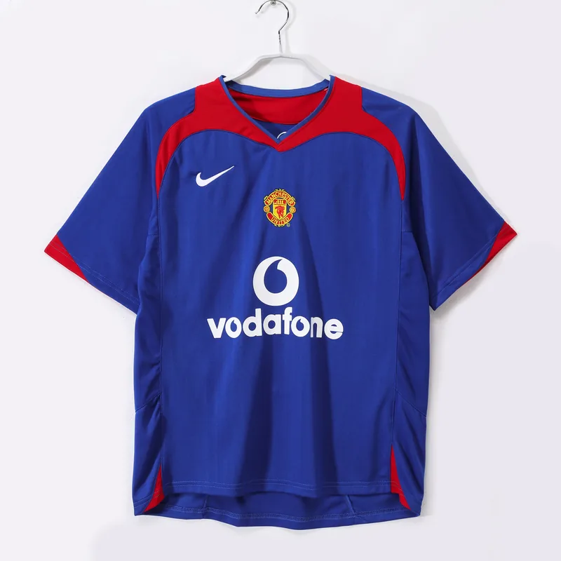 Camiseta Manchester United 2005/06 VISITANTE MANGA CORTA VERSION FAN